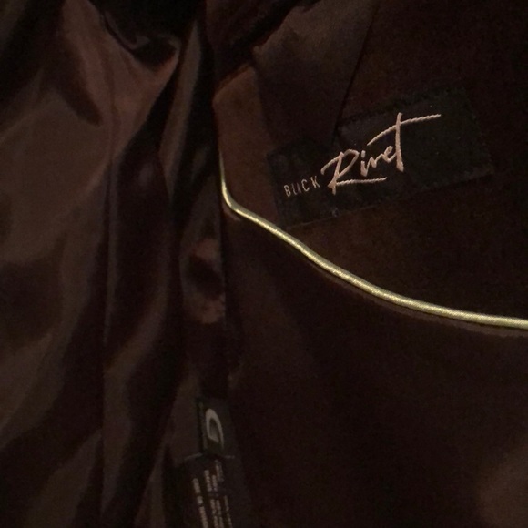 Chocolate Brown Velvet Blazer - Picture 2 of 6